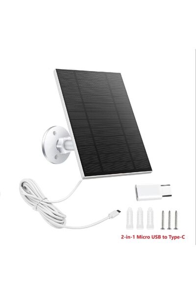 Choice 5V USB to Type-C W 10W 5V Waterproof Solar Panel Charger 2-in-1 Micro ...