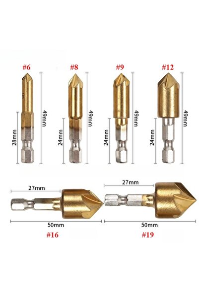 Choice Hexagon handle 6PCS Gold Set 6/5/3PCS Hexagonal Shank 90 Degree Black ...