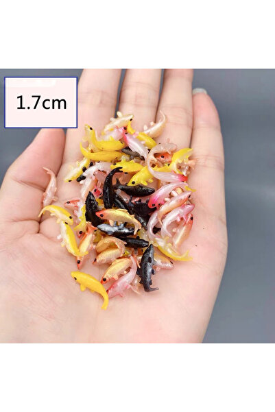 Choice1 Small Mini Craft Random 5Pcs/Set Soft PVC Goldfishes Models Epoxy Fil...