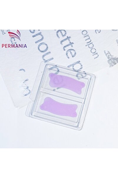 Choice3 Bear Purple Glitter PERMANIA Different Shape Lash Perm Pads Softening...