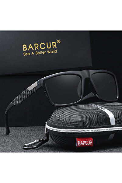 Choice5 نظارات شمسية من GlossBlack BARCUR بتصميم بسيط ومريح للسفر اليومي، حما...