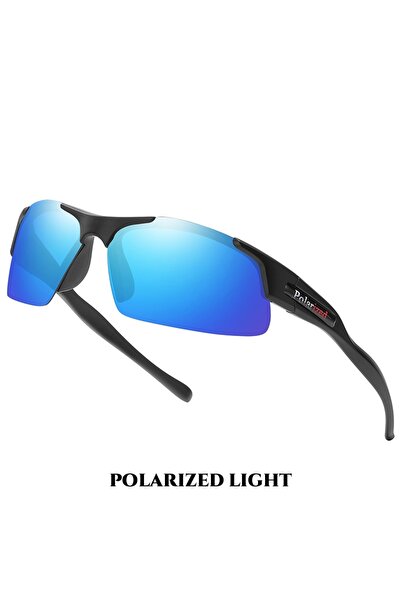 Choice5 C3 Classic Semi-Rimless Polarized Sports Sunglasses Dreamy Multicolor...