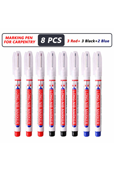 Choice 3Red 3Black 2Blue Decoration Multi Purpose 8Pcs/Set 20mm Deep Hole Lon...