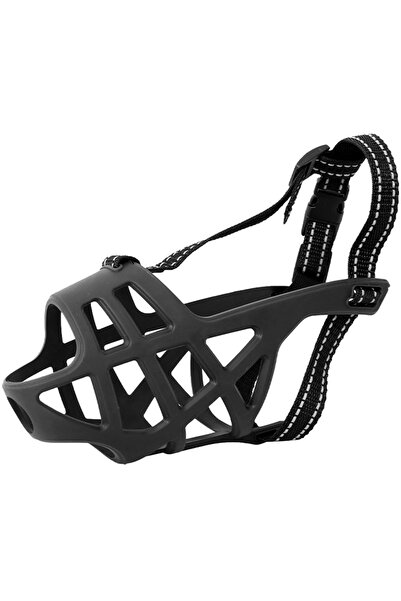 Choice3 M Soft Plastic Dog Muzzle Lightweight Cage Dog Mouth Cover Suitable f...