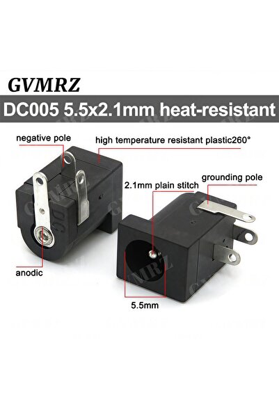 Choice4 10 PCS Type5 10PCS DC-002 3.5*1.3 MM Male DC Plug/DC Power Jack Femal...
