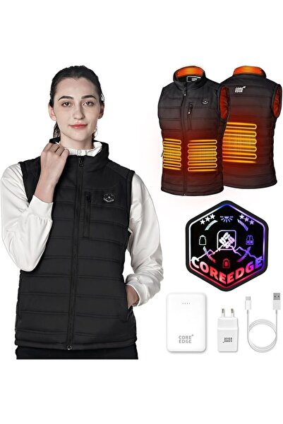 Dotail Vest with COREEDGE heating system, 3 temperature settings, 10,000 mAh ...