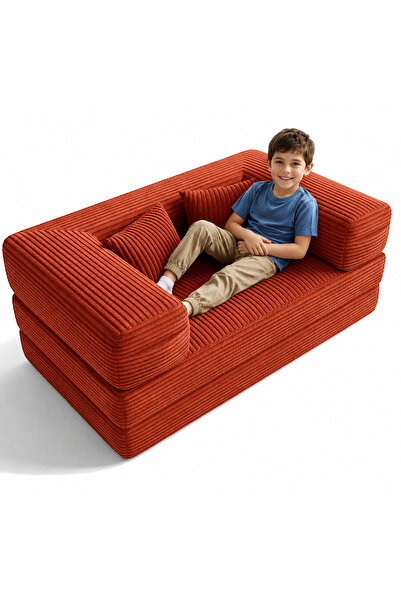 Zelis Mobilya 140x70 cm Modüler Çocuk Koltuğu - Fonksiyonel Oyun Minderi ve K...