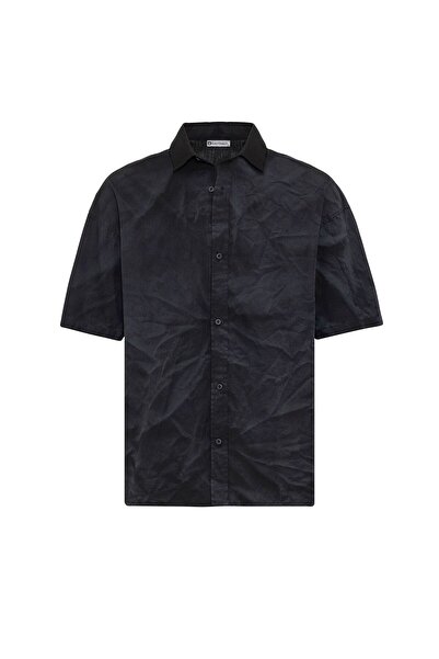 S13 Store Oversize Yıkamalı Poplin Gömlek