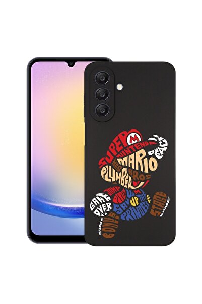 bestcase Husă pentru Samsung Galaxy A36, Caligrafie Super Mario, Silicon subț...