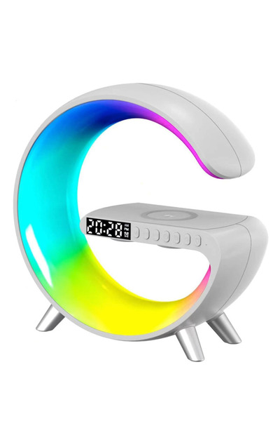Mihai 4A PRO Bluetooth speaker with 4-in-1 wireless charging station and RGB ...