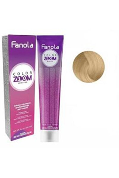 Fanola Vopsea Crema Permanenta - Color Zoom 10 Minutes, nuanta 7.11 Blond Cen...
