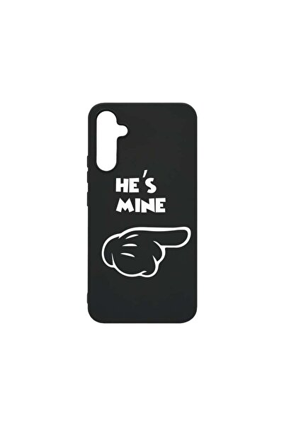 bestcase Калъф, съвместим със Samsung Galaxy A34, Надпис: He's Mine, Тънък 0....