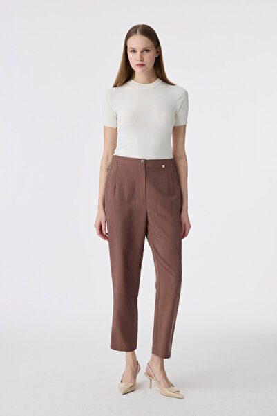 Zühre P-0267 Sarel Trousers 38-44 Brown Trousers 0267