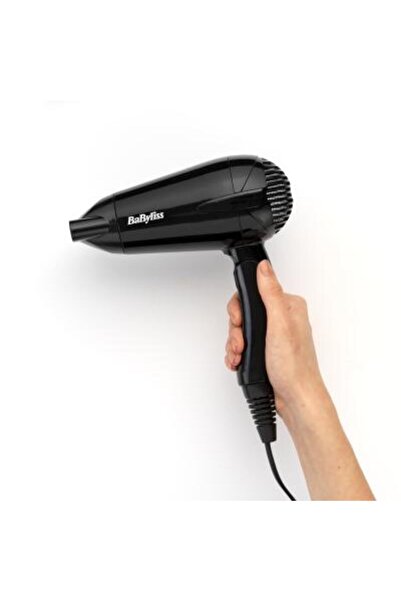BABYLİSS Hair Dryer Travel Dry 2000 black Schwarz (5344E)