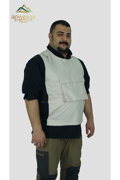 apwexqa tekstil Barber Apron Hairdresser Apron Penuar Apron Beige Color