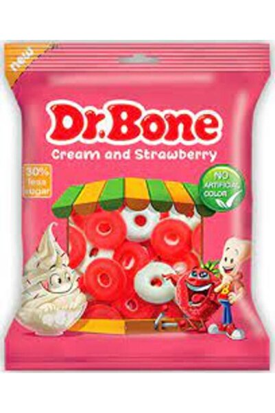 Dr Bones Dr Bone Cream & Strawberry 75gm,Carton of 18pcs