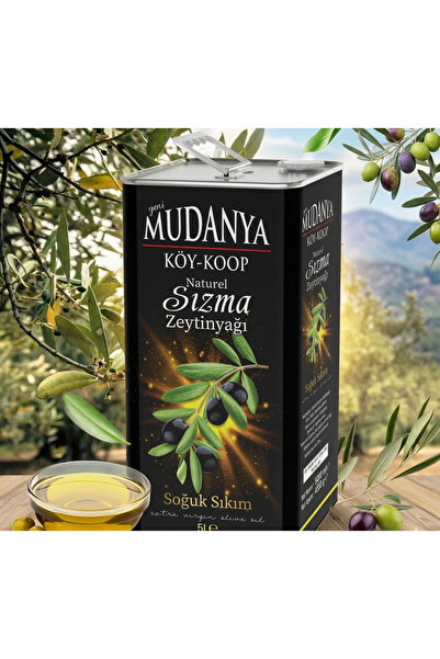 Genel Markalar Mudanya Soğuk Sıkım Sızma Natürel Erken Hasat 0.3 Asit 5L (480...
