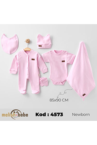 Melish Bebe طقم خروج من المستشفى مكون من 6 قطع مصنوع من القطن بنسبة 100%