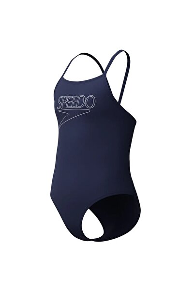 SPEEDO END+ LOGO Costum de baie pentru fete (Bleumarin)