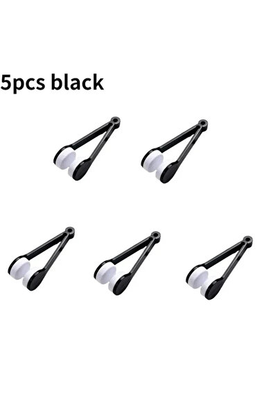 choice2 Black 5pcs New Creative Two-Side Glasses Brush Soft Microfiber Specta...