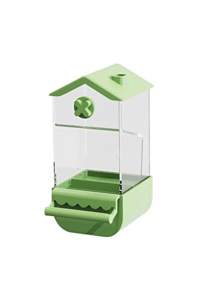 Choice4 صندوق تغذية أوتوماتيكي للببغاء مضاد للانسكاب بسعة كبيرة طراز Green-St...