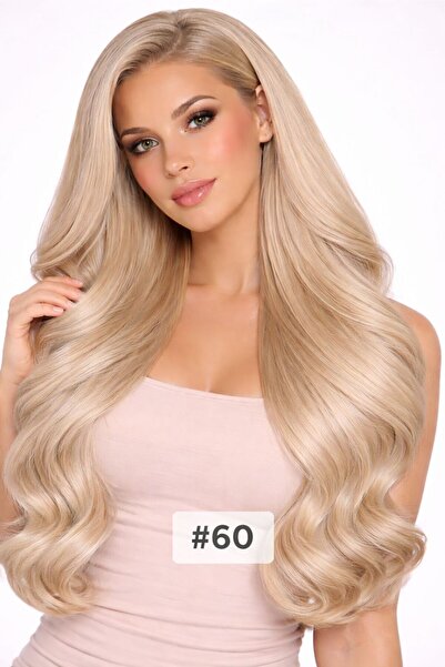 Noname Extensii Nanoring Azra Crown Extensions #60 – Blond platinat - Indian ...