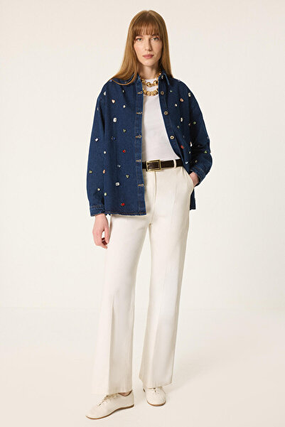 Touché Privé Rhinestoned Denim Jacket