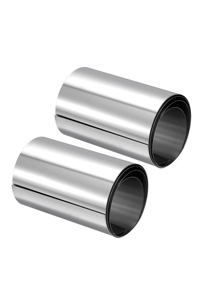 Other sourcing map Rolă de tablă din oțel inoxidabil 304, 0,3 mm x 100 mm x 1...
