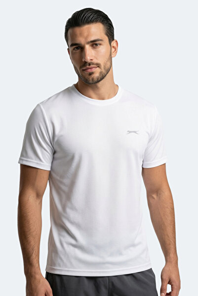 Slazenger HAUNTED I Tricou alb pentru bărbați