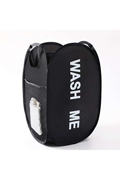 choice2 Black Wide Opening Portable Mesh Pop up Laundry Hamper - Breathable C...