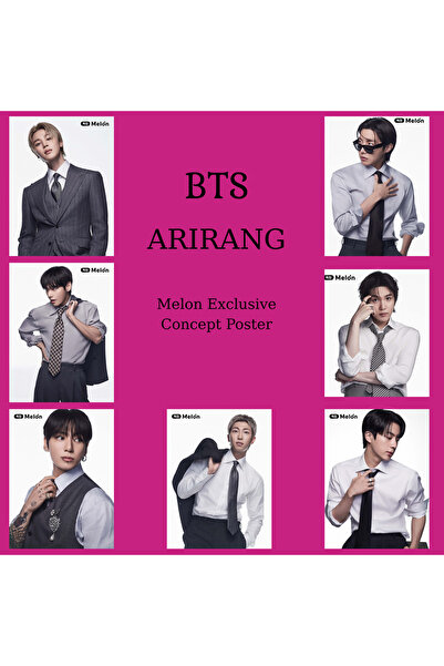 PrimeShoping BTS ARIRANG Melon Exclusive Concept Posterleri