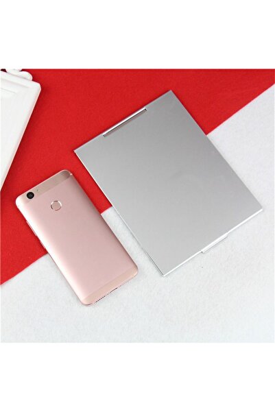 Choice 170x130mm Aluminum Folding Mirror Pocket Mini Portable Makeup Mirrors ...