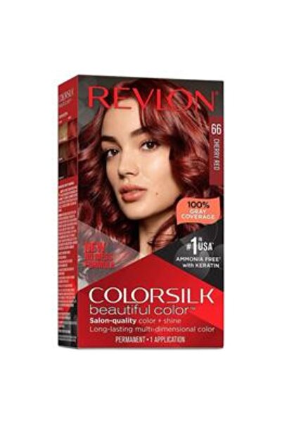 Colorsilk Vopsea de Par Revlon - Colorsilk, nuanta 66 Cherry Red, 1 buc