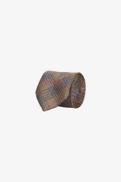 ALTINYILDIZ CLASSICS Men's Brown-Black Patterned Tie