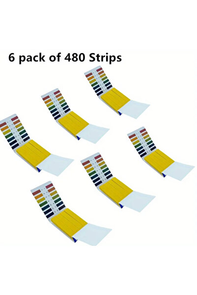 Choice3 6 pack of 480 Strips 80-800 Strips Professional 1-14 ph Litmus Paper ...