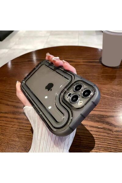 Choice36 غطاء هاتف سيليكون شفاف مقاوم للصدمات باللون الأسود لـ iPhone 12 Pro ...