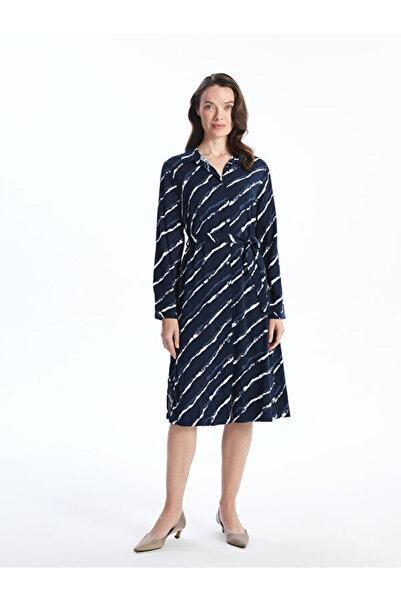 LC Waikiki Patterned Women's Shirt Dress