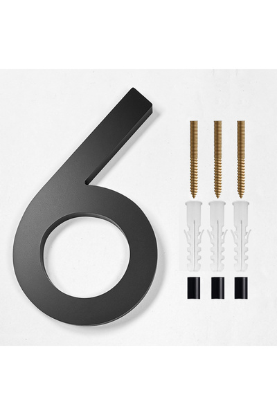 Choice4 6 1PC Floating House Number,Modern Letters Door Alphabet,Home Outdoor...