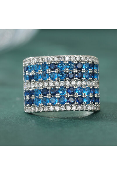 Choice4 8 Silver Plated B632 Luxury Sparkling Synthetic Zirconia Silvery Plat...