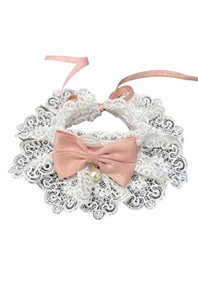 choice2 Color 3 Adjustable Fashion Cat Necklace Dog saliva towel Lace Bowknot...