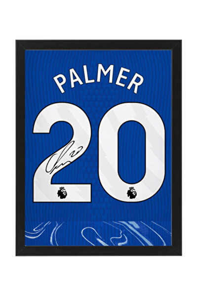 Boomah Accessories Cole Palmer Chelsea Shirt Autographed Framed Poster 30x40c...