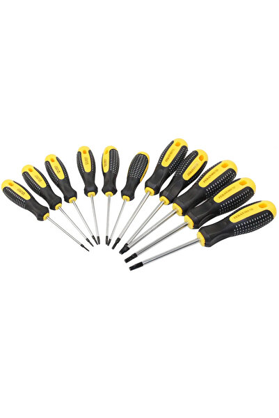 Choice 11Pcs T5-T30 1Set Chrome Vanadium Steel Torx Screwdriver Set with Hole...