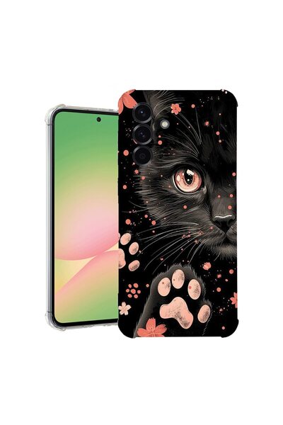 bestcase Husa Antișoc Compatibilă cu Samsung Galaxy A37 5G, Black Cat, 312836...