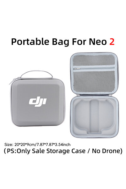 Choice1 Body bag grey Carrying Shockproof Case For DJI NEO 2 Case Portable St...