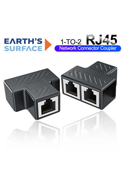 Choice4 قطعتان من موصل RJ45، محول إيثرنت من 1 إلى 2، كابل شبكة إنترنت، موصل أ...
