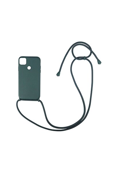 Sonique Θήκη Σιλικόνης με Κορδόνι CarryHang Xiaomi Redmi 9C Πράσινο Σκούρο