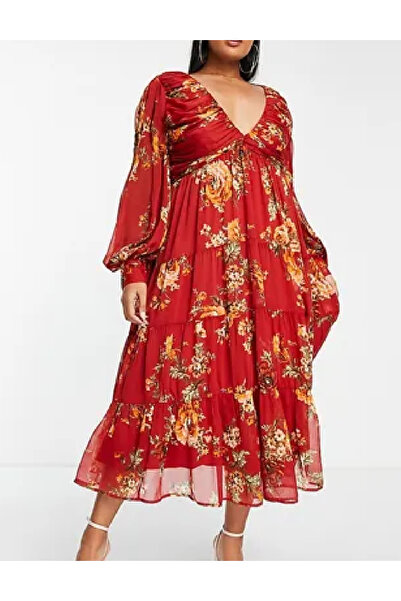 Evendi Long dress, Floral print