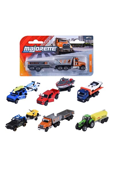 HOT WHEELS مركبات ماجوريت مع مقطورة (يتم إرسال قطعة واحدة)