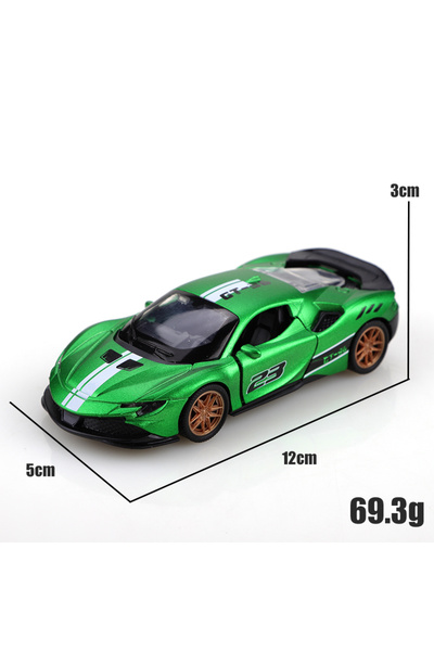 Choice1 سيارة سباق SF90 مصنوعة من سبيكة 1.36 مع نظام السحب الخلفي، بألوان حلب...