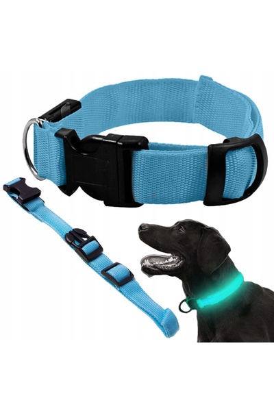 verk group LED Collar for Dogs and Cats, Verk Group, adjustable 36-59 cm, thr...
